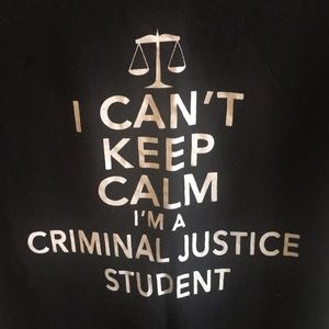 Criminal justice shirt